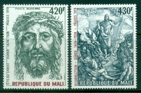 Mali-1978-Easter-Etchings-by-Durer-MUH