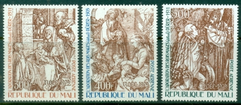 Mali-1979-Xmas-Etchings-by-Durer-MUH