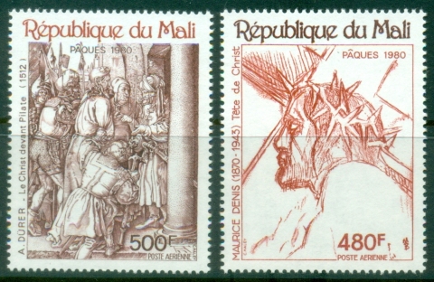 Mali-1980-Easter-Etchings-by-Durer-MUH