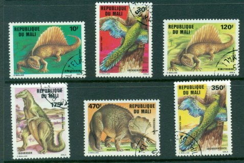 Mali 1984-Dinosaurs-CTO-Lot21146