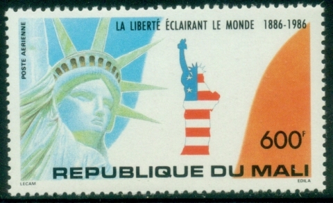 Mali-1986-Statue-of-Liberty-Centenary-MUH