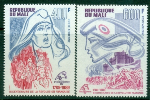 Mali-1989-French-revolution-Bicentenary-MUH