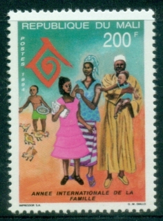 Mali-1994-International-year-of-the-Family-MUH