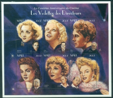 Mali-1995-Motion-Picture-centenary-200f-sheetlet-MLH
