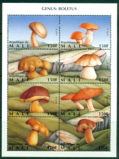 Mali-1996-Fungi-Mushrooms-150f-MS-MUH
