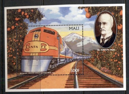 Mali 1996-Trains-MS-MUH