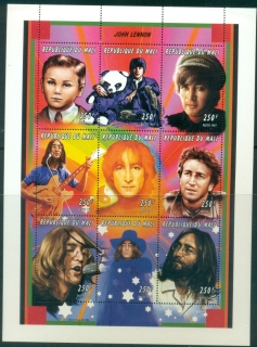 Mali-1997-John-Lennon-sheetlet-MLH