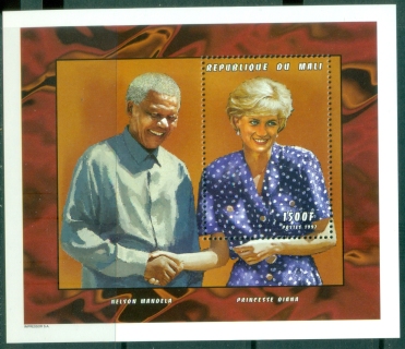 Mali-1997-Princess-Diana-in-Memoriam-with-Nelson-Mandela-MS-MUH