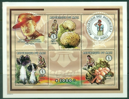 Mali-1997-Scouts-and-Fungi-Mushrooms-brown-MS-MLH