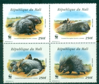 Mali-1998-WWF-Crested-Porcupine-MUH