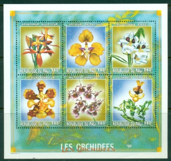 Mali-1999-Flora-fauna-Flowers-390f-MS-MLH