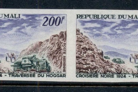 Mali-1966-Land Cruisers in Hogga Mountain Pass IMPERF