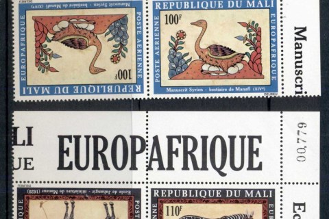 Mali-1978-Europ Afrique, Paintings tete-beche