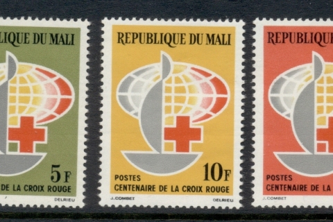 Mali-1963-red Cross centenary