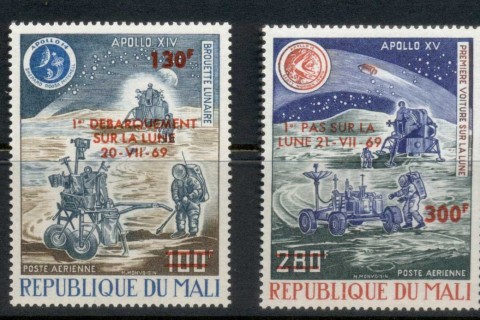 Mali-1974-Apollo Moon Landing Opts
