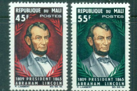 Mali-1965-Abraham Lincoln Death Cent.