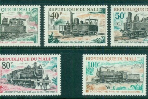 Mali-1970-Old Steam Trains