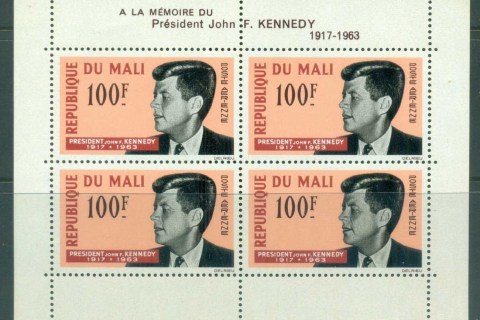 Mali-1964-JFK Kennedy in Memoriam MS