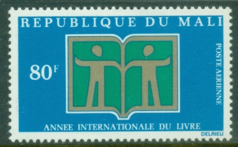 Mali-1972-International-Book-year-MUH
