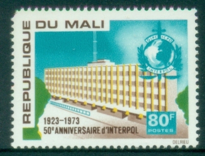 Mali-1973-INTERPOL-50th-Anniversary-MUH
