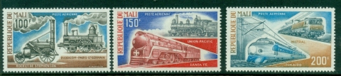 Mali-1973-Locomotives-Trains-MUH