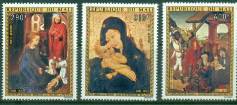 Mali-1974-Xmas-Paintings-MUH