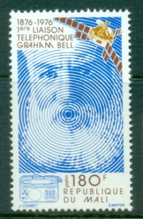Mali-1976-Telephone-Centenary-MUH