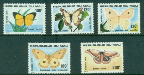 Mali-1979-Insects-Butterflies-MUH