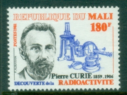 Mali-1981-Pierre-Curie-Radium-MUH