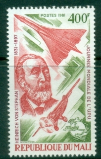 Mali-1981-World-UPU-day-MUH