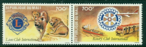 Mali-1983-Airmail-Lions-and-Rotary-Clubs-MUH