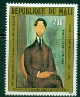 Mali-1984-Painting-by-Modigliani-MUH