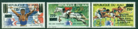 Mali-1984-Summer-Olympics-Los-Angeles-Opt-and-Surcharged-MUH