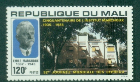 Mali-1985-World-Leprosy-Day-120f-MUH