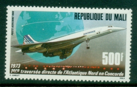 Mali-1988-Concorde-Trans-Atlantic-Flight-15th-Anniversary-MUH
