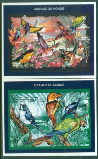 Mali-1995-Birds-Butterflies-2xMS-MLH