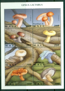 Mali-1996-Fungi-Mushrooms-200f-MS-MUH