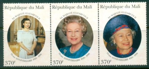 Mali-1996-QEII-70th-Birthday-MUH