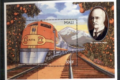 Mali-1996-Trains-MS-MUH