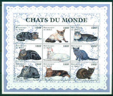 Mali-1997-Cats-180f-sheetlet-MLH