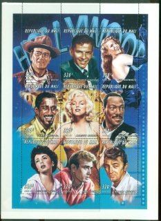 Mali-1997-Movie-Stars-sheetlet-MLH
