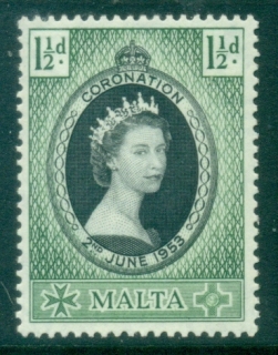 Malta-1953-QEII-Coronation-MLH