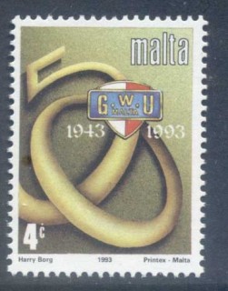 Malta-1993-General-Workers-Union-MUH