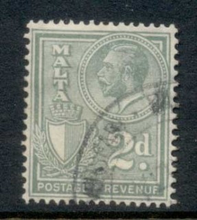 Malta-1930-KGV-Portrait-Postage-revenue-2d-FU