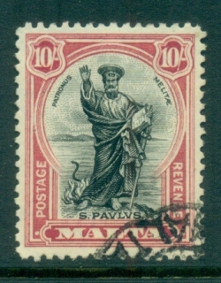 Malta-1930-St-Paul-10-cancel-suspect-FU