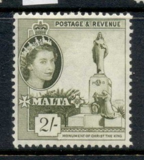 Malta-1956-57-QEII-Pictorial-2-MLH