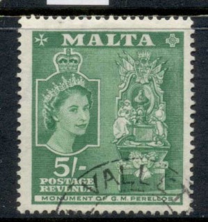 Malta-1956-57-QEII-Pictorial-5-FU