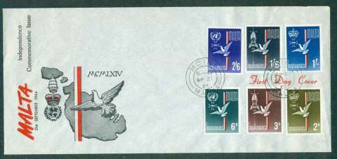 Malta-1964-Independence-FDC-lot50458