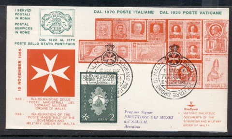 Malta-1966-Sovereign-Military-Order-Post-Inauguration-FDC