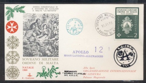 Malta-1969-Sovereign-Military-Order-Apollo-12-Moon-Landing-FDC